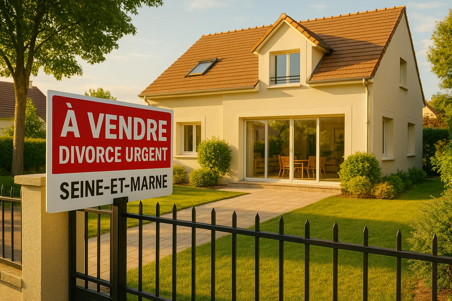 maison à vendre cause divorce urgent 77