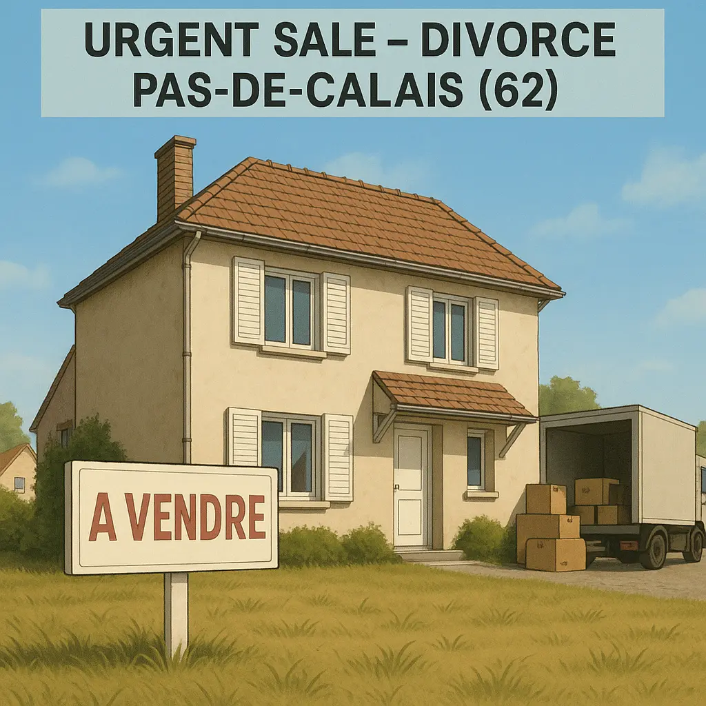 maison à vendre cause divorce urgent 62