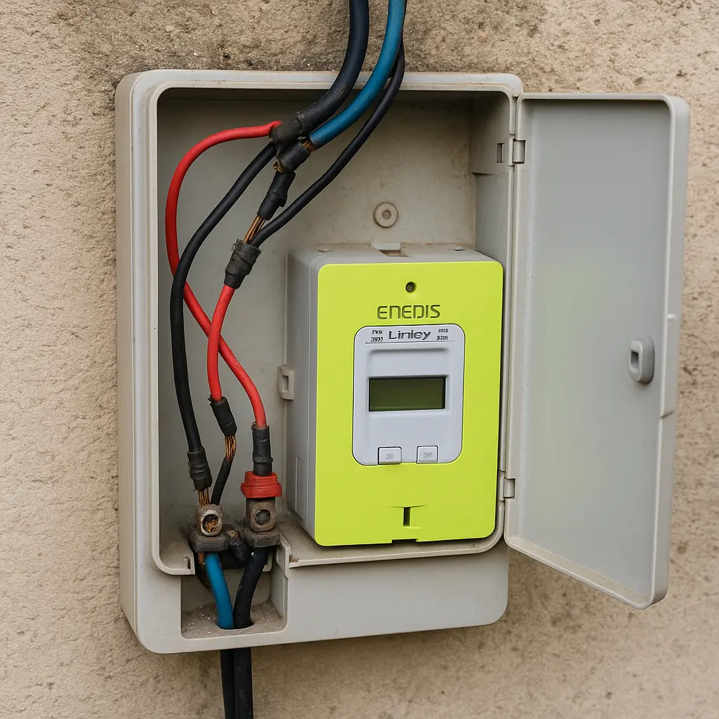 piquage électrique avant compteur