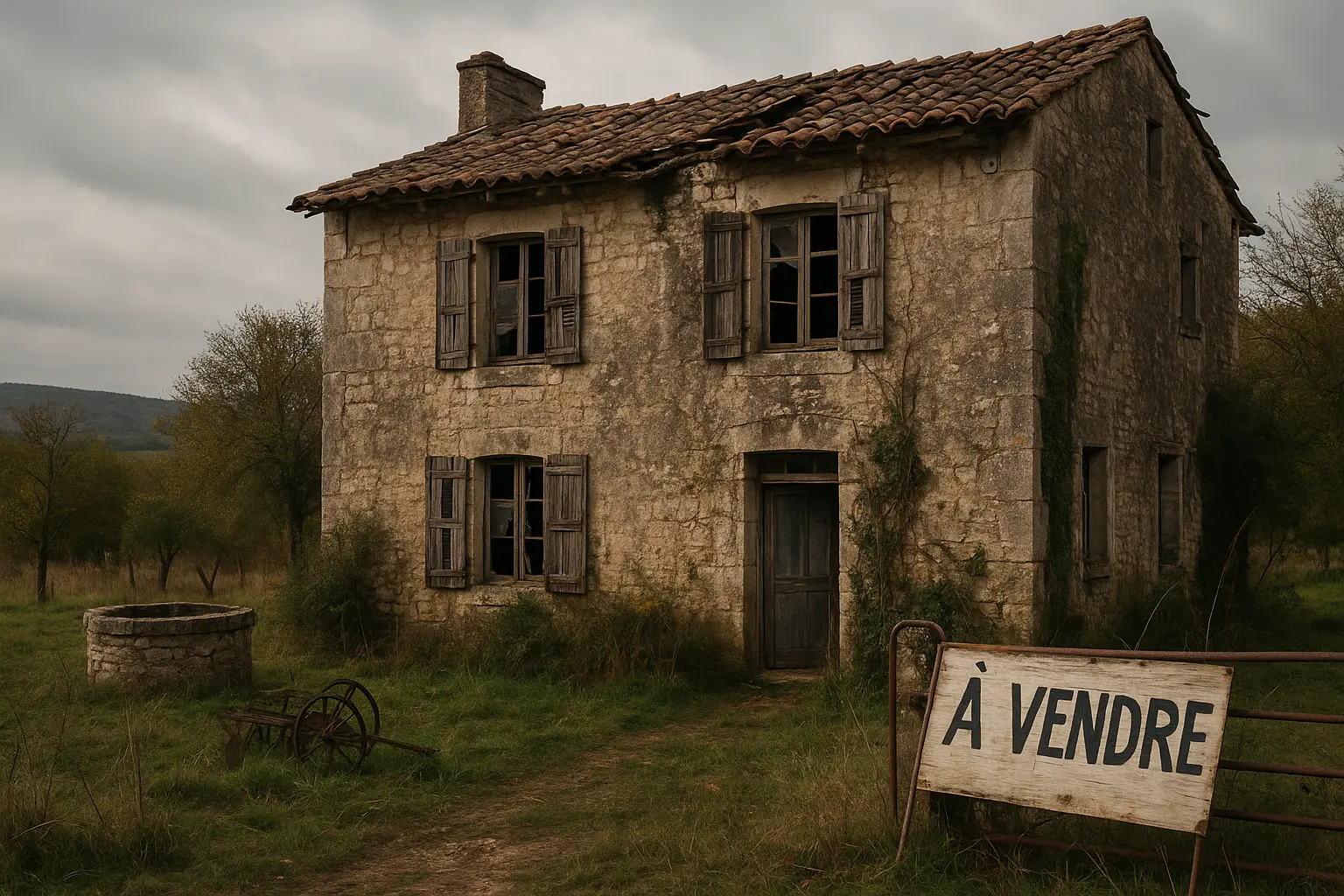 maison abandonnée à vendre france