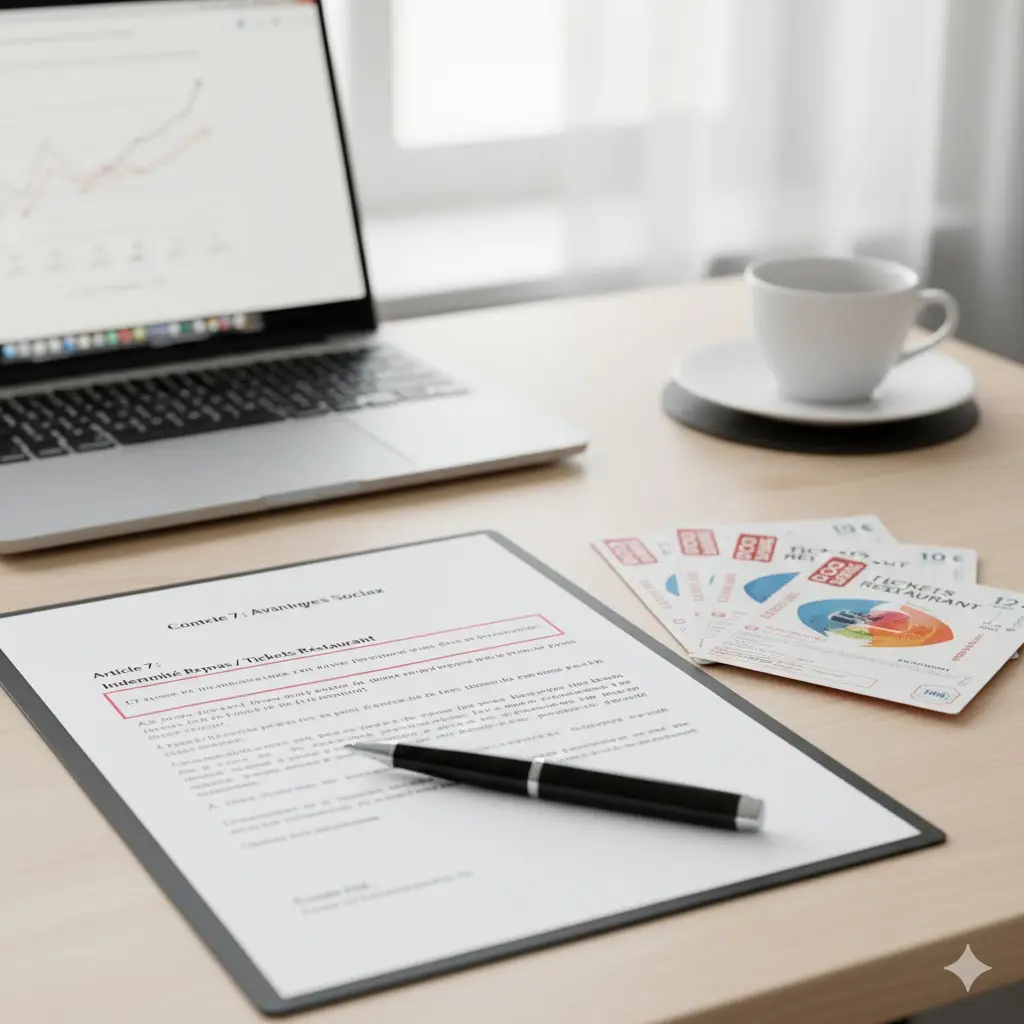 modèle clause ticket restaurant dans le contrat de travail